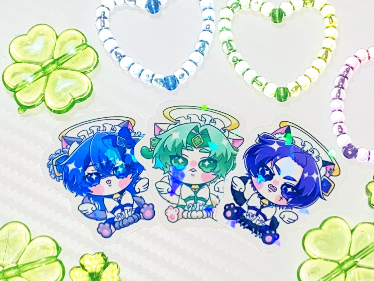 COMITIA155に持っていくグッズ届きました🐈🫧
猫の日なので猫耳ちゃんのグッズにしました💚💙💜
#COMITIA155