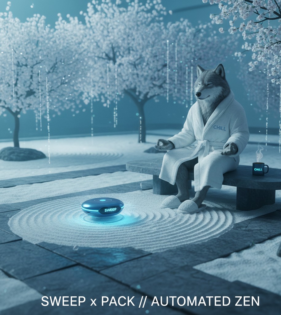 Eyes closed. Mind open
       Gains compounding ~ silently, relentlessly.
                The wolf flows rather than chases.
                                $SWEEP x $PACK
                        Automated Zen unlocked
#WolfSweep                  #CRO