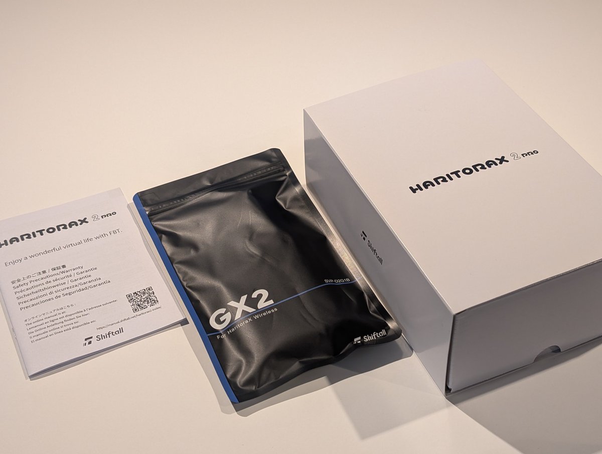 おまたせしておりますHaritoraX 2 Proが工場から届き、国内での検品に