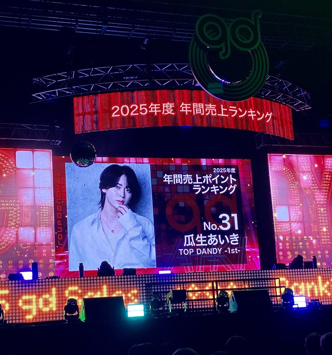 TOPDANDY1st's tweet photo. 2026 #gd新年会 ✨
58店舗 2200名超‼️

偉業達成‼️
年間売上No.31🏆
【総支配人】瓜生 あいき ✨
@u_ryu_uuu 

▶️Instagram
https://t.co/JB8cadpayh

Congratulations🎊✨

☑営業時間 19:00-24:30
☑初回料金 90分3000円

『SNS見た👀‼️』で
缶物•カクテル飲み放題🍸✨

🟥移籍者・経験者
業界水準を参考にした高待遇

🟦未経験者大歓迎
ベテラン運営陣の安心のサポート体制

体験入店・移籍ご相談
DMお待ちしています📩