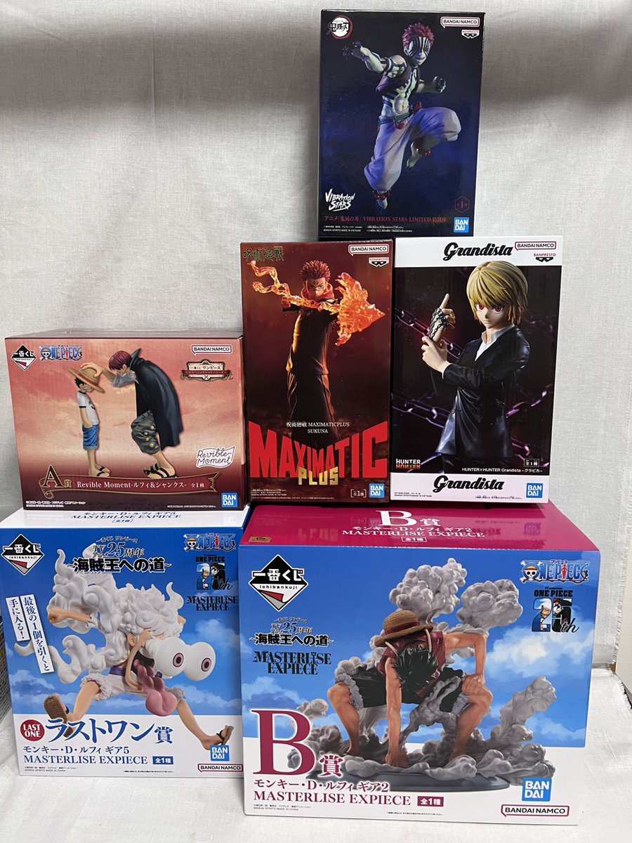 今日も朝からプライズフィギュア大量買取！数量に達したもの多数のため