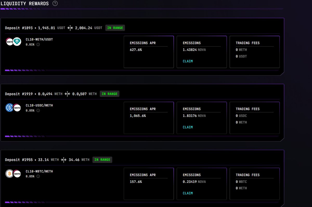 Eğer Likidite (LP) ekliyorsanız bu fırsatı kaçırmayın !

Şu an Ethereum ağında yeni çıkan <a href="/SupernovaDEX/">Supernova</a> çooook yüksek APR oranlarında kazanç veriyor.

Ben ETH - USDT ve ETH -BTC havuzlarına likidite ekledim.

Çok yeni olduğu için sistem ilk günler aşırı yüksek veriyor.
