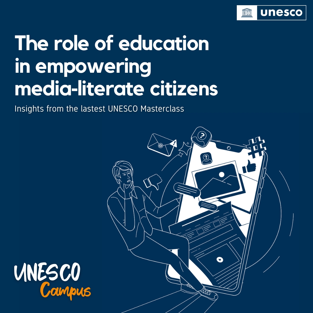 In a world where social media can turn anyone into a news source, #MIL has become essential.

#UNESCOCampus brought together 500 teachers to learn how to distinguish fact from fiction in the digital age through education.

▶️ youtube.com/watch?v=KPMtDo…

#TECH4ALL <a href="/6C_Conseil/">6C Conseil</a>