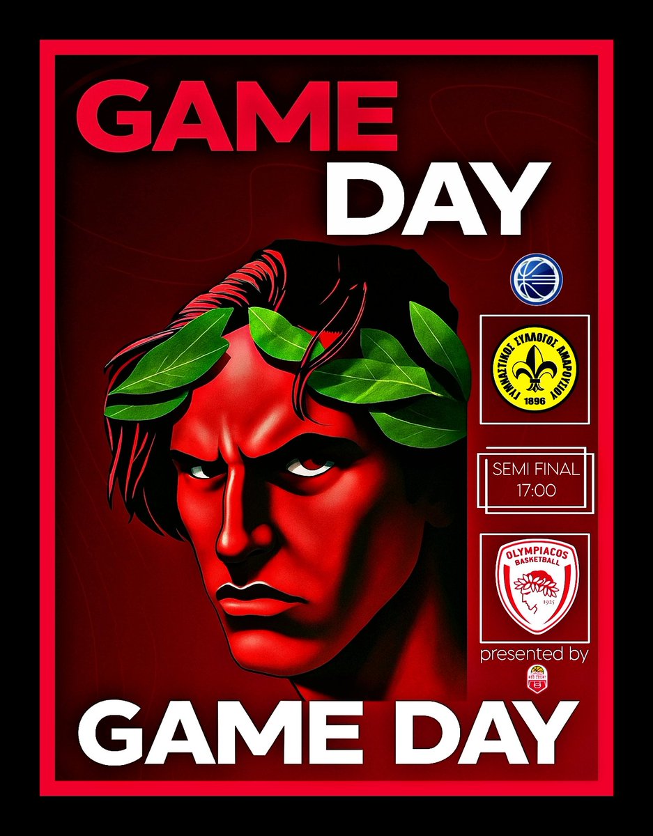 🔴⚪ 𝗢𝗳𝗳 𝘁𝗼 𝗜𝗿𝗮𝗸𝗹𝗶𝗼𝗻✈️
💥 𝝫𝝚𝝦𝝩𝝚 𝝡𝝖𝝨 𝝩𝝤 𝝟𝝪𝝥𝝚𝝠𝝠𝝤

🏀 𝗦𝗲𝗺𝗶 𝗙𝗶𝗻𝗮𝗹 
🆚 𝗠𝗮𝗿𝗼𝘂𝘀𝘀𝗶 𝗕𝗖
🕒 𝟭𝟳:𝟬𝟬 🇬🇷
📍 #𝗙𝗶𝗴𝗵𝘁𝗙𝗼𝗿𝗥𝗲𝗱𝗔𝗻𝗱𝗪𝗵𝗶𝘁𝗲
📺 𝗘𝗣𝗧 𝟮

#𝗢𝗹𝘆𝗺𝗽𝗶𝗮𝗰𝗼𝘀𝗕𝗖 #𝗪𝗲𝗔𝗿𝗲𝗢𝗹𝘆𝗺𝗽𝗶𝗮𝗰𝗼𝘀 #Red_Court