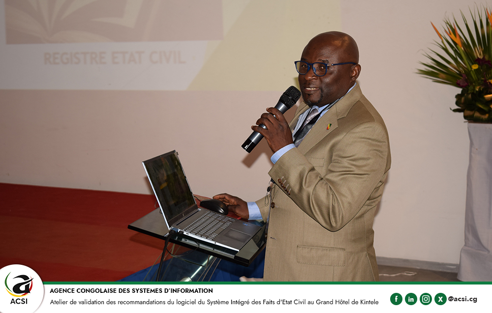 AcsiOci67152's tweet photo. 1er jour de l’Atelier de validation du SIFEC au Grand Hôtel de Kintélé.
Début des travaux techniques pour consolider un système intégré moderne et sécurisé de gestion de l’état civil.
#SIFEC #EtatCivil #TransformationDigitale #Congo https://t.co/KduA15hVgI