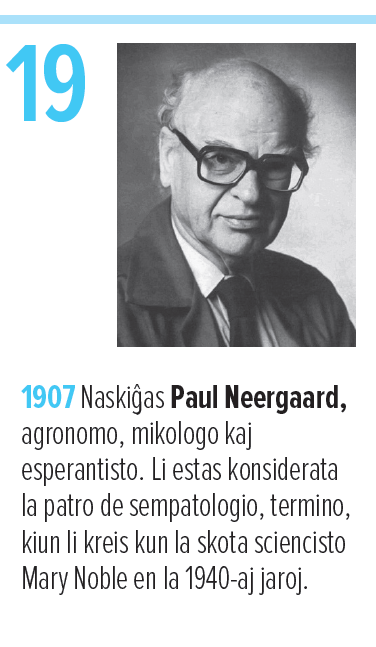 SciKalendaro's tweet photo. La 19-an de februaro 2026 la Scienca Lerneja Kalendaro de la hispana Supera Konsilio por Scienca Esplorado (@CSIC @CSICdivulga) omaĝas la scienciston kaj esperantiston Paul Neergaard, patro de sempatologio
#Esperanto #sciencakalendaro https://t.co/KjFWBNfkEn