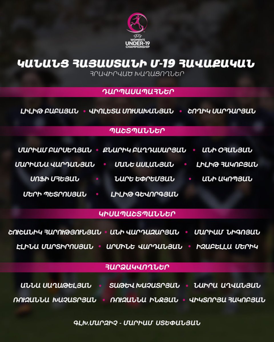 Football Federation of Armenia tweet media