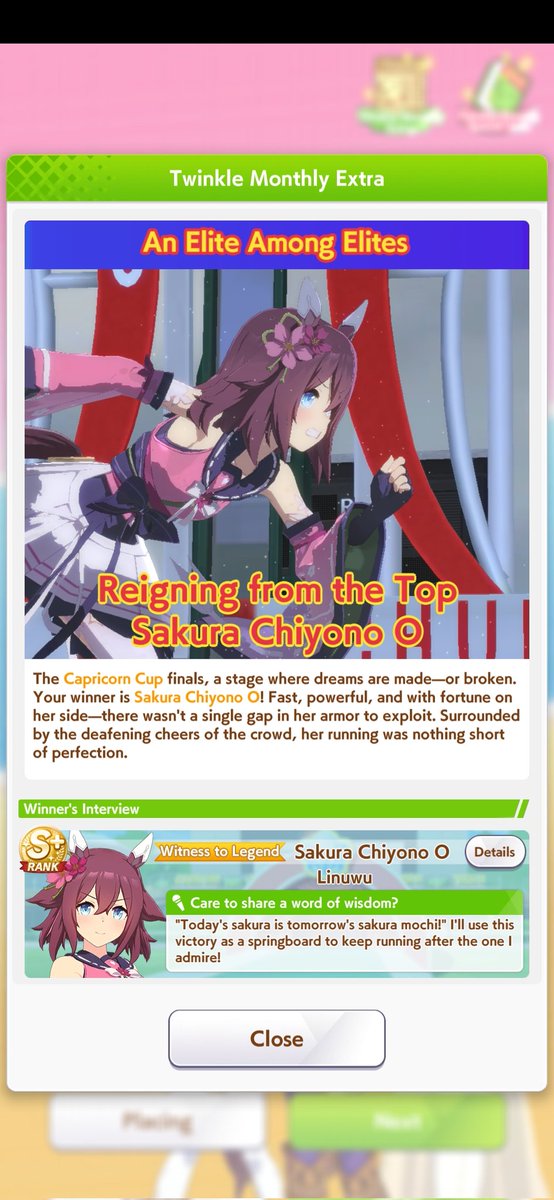 Lin_spl's tweet image. With the win of capricorn cup of chiyo my jouney to hopefully become the global @lex65795866 starts now