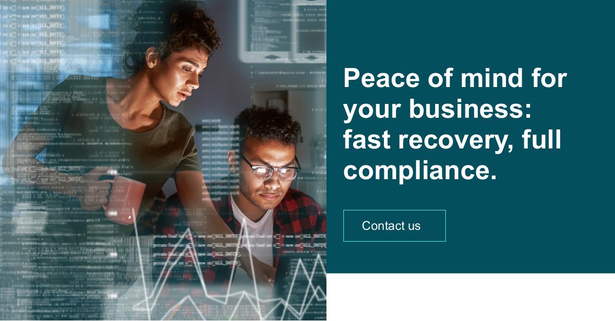 Peace of mind for your business starts with the right protection.

Data loss, cyber threats, or accidental deletions can happen anytime, but recovery doesn’t have to be stressful.
#BusinessContinuity #DataProtection #CyberSecurity #Backup #DisasterRecovery