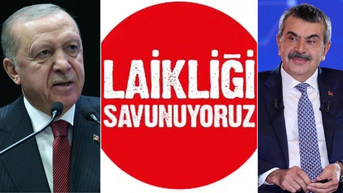 cumhuriyetgzt1's tweet photo. Hedefte 'Laiklik Bildirisi' var: Erdoğan'ın tepki gösterdiği bildiriyi Yusuf Tekin yargıya taşıyor!

"Laikliği savunuyoruz bildirisinde geçen ifadeler nedeniyle yargı süreci başlatıyorum"
https://t.co/0NatjgfL0Q https://t.co/7YJW8oruqW