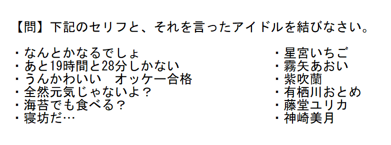 hajime_araiso's tweet photo. セブンのアイカツカード転売ヤー対策（案）
激ムズ問題を作るのは簡単だけど、逆にアイカツの基礎の基くらいは知ってそうな転売ヤーをはじくいい塩梅の難易度を考えるのが案外難しいｗ https://t.co/p9vZbbTyjr