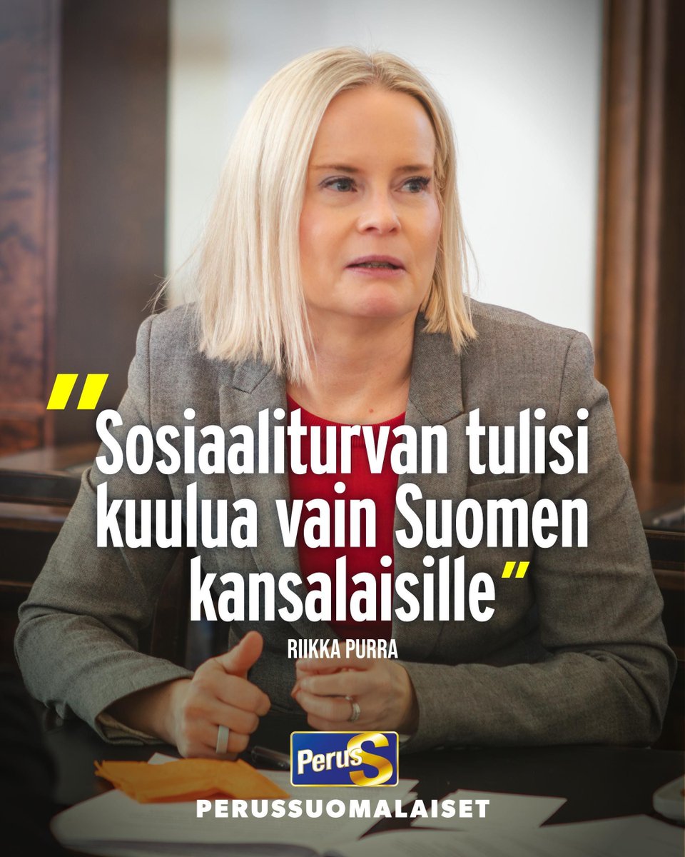 Perussuomalaiset tweet media