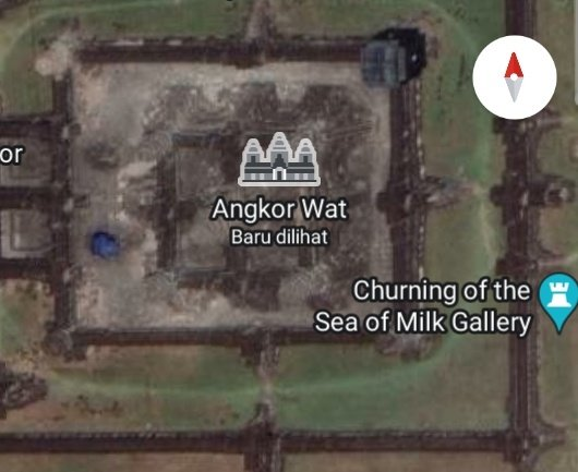 Arah mata angin Borobudur, Piramida Giza, Angkor Wat.