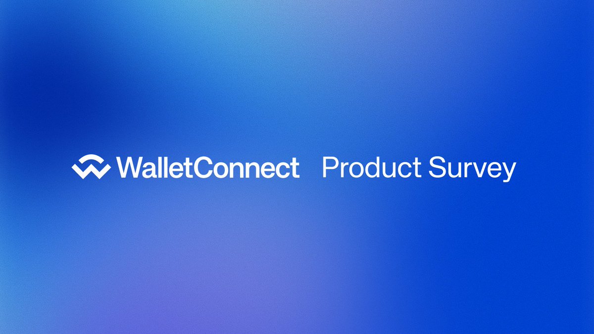 GM
New @walletconnect product survey detected.

Respond to a couple of questions about payments, savings, and money to help us prepare a Payments Report 2026.

200 WCT thank-you for all the non-sybils guaranteed!

Deadline: Feb 22.