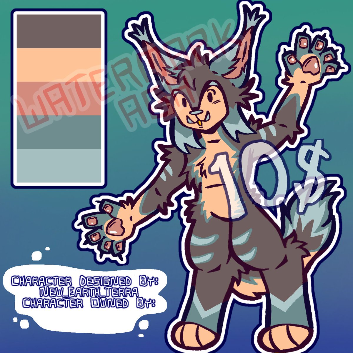 Character adopt !! 
10$ CASHAPP ONLY

Dm on discord (new_earth_terra) If interested 

trying out advertising on here  (╹ڡ╹ )

#furry #furryartwork #characteradopt #Adopt #Commission