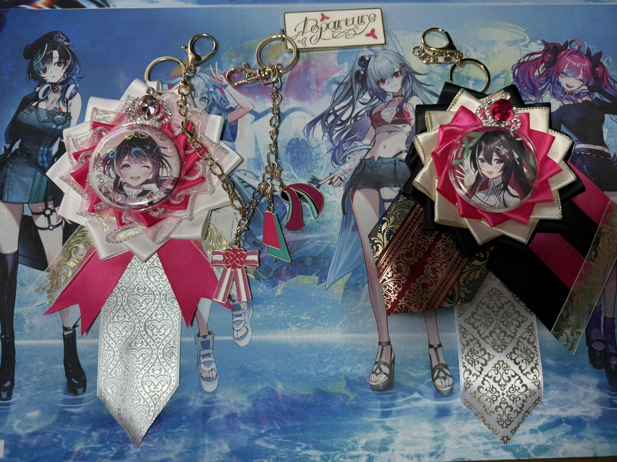 あずきち見て #hololivefesEXPO26 今年のEXPOに持ってく痛バ、ロゼット