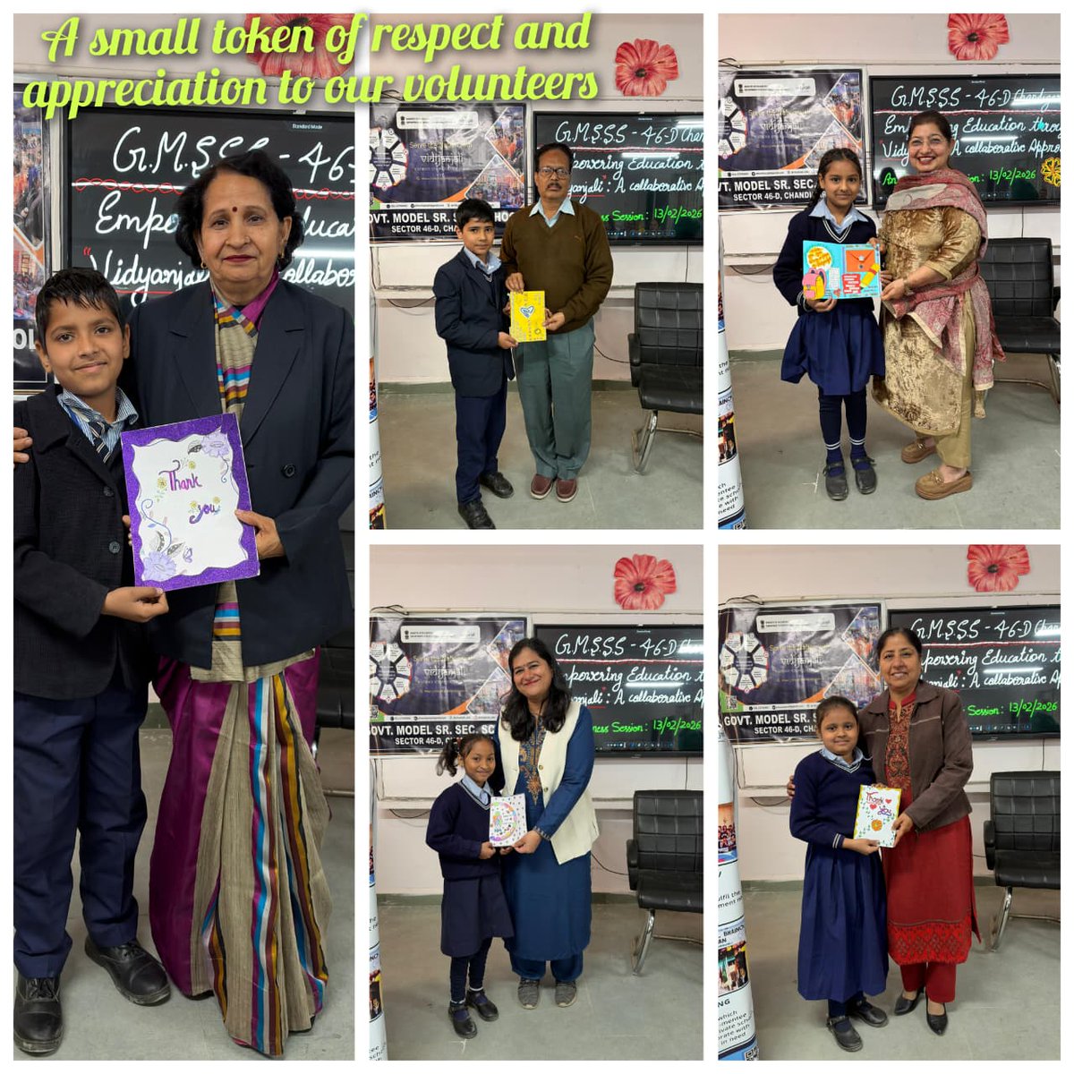 gmsss46d's tweet photo. GMSSS46D, recently organized Awareness Programme on Vidyanjali, a flagship initiative of Ministry of Education.The programme aimed to sensitize students, parents, alumni, and community about the importance of Vidyanjali through poster making, awareness rally @SchoolEduChd https://t.co/YpZRpzfbjA