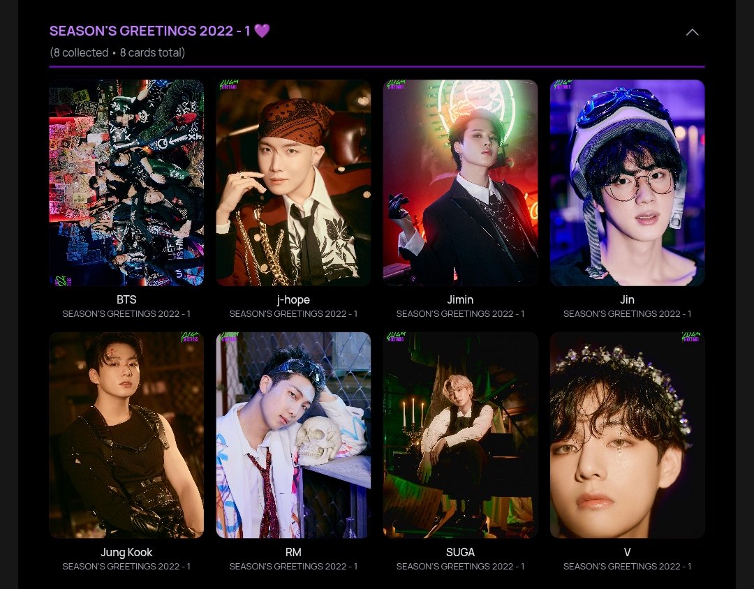 My eighty-third PCs collection is SEASON'S GREETINGS 2022 - 1