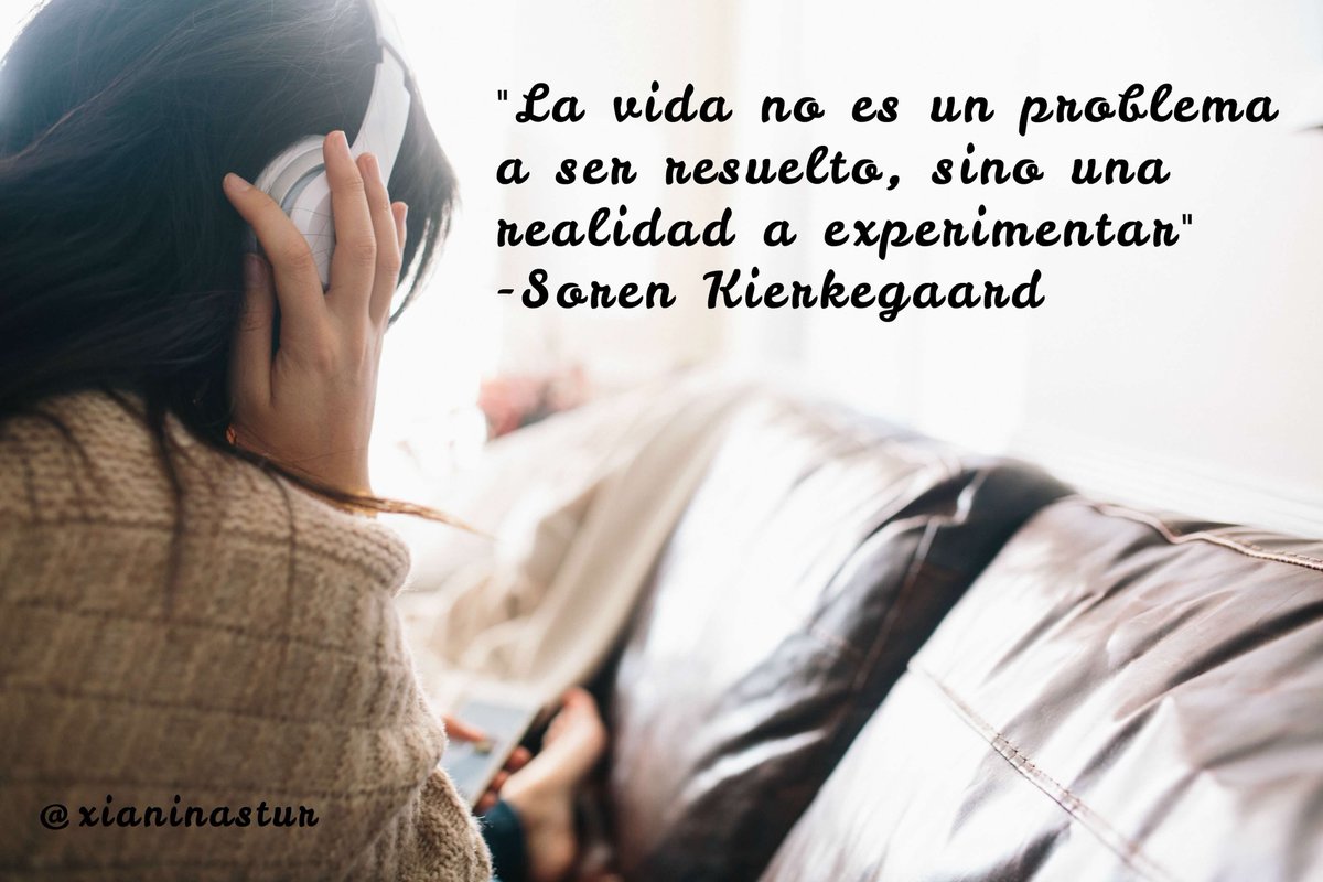 Frase del día  "La vida no es un problema a ser resuelto, sino una realidad a experimentar" - Soren Kierkegaard 

👉  buff.ly/d2B5zLP

#Citas #Quotes #Emprendedores