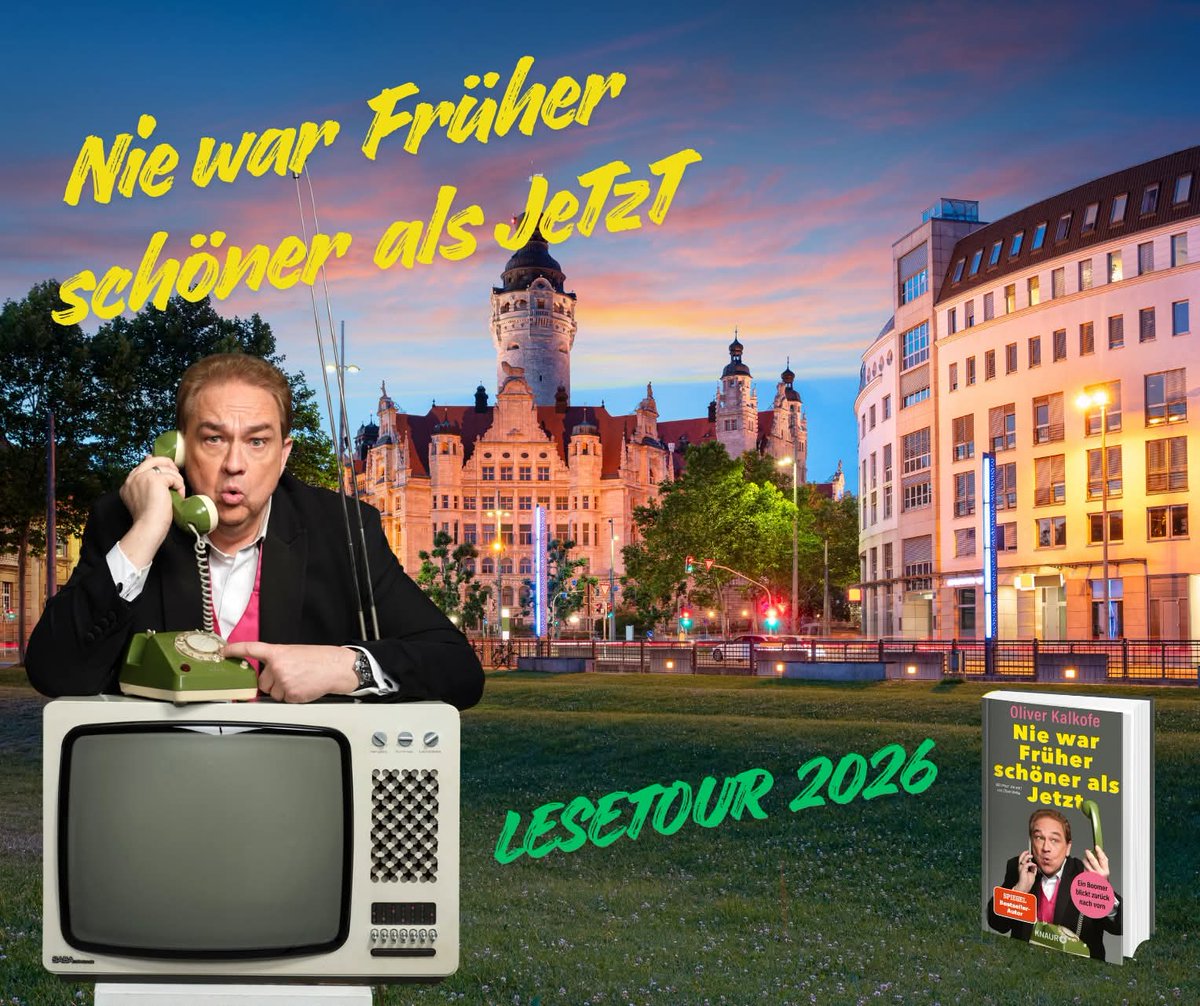 twitkalk's tweet photo. Heute: #Leipzig
20 Uhr. #Felsenkeller
'Nie war früher schöner als jetzt‘.
Erinnerungen inklusive —
Romantisierung optional.
ACHTUNG❗Restkarten an der Abendkasse erhältlich ‼️
#niewarfrueherschoeneralsjetzt
#Lesung #Tour #Satire https://t.co/QDio5F6qcA