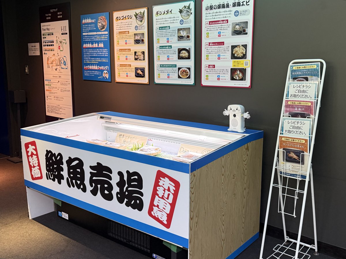 🐟水族館に鮮魚売場？！🐟 美味しくてもサイズが規格外であったり