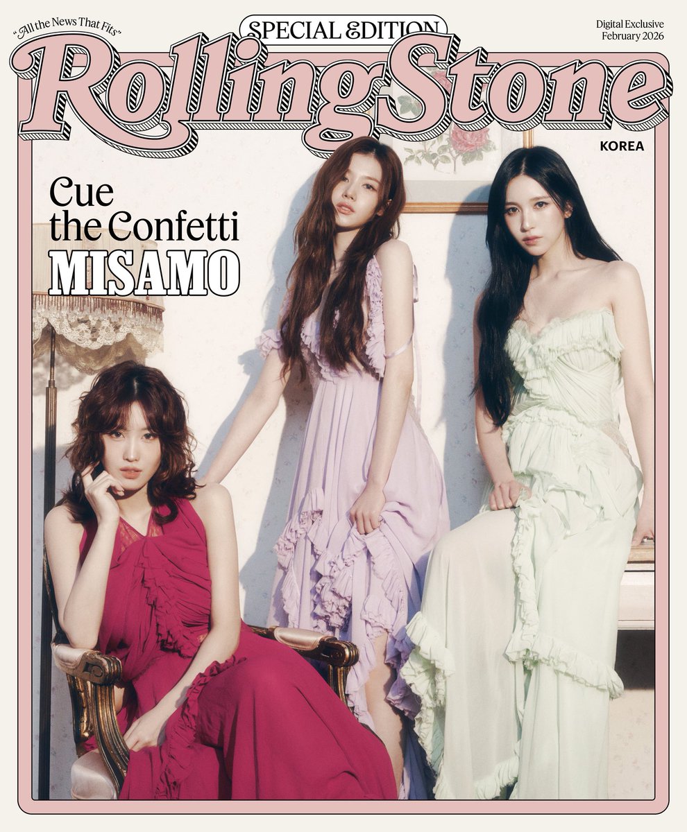 MISAMO on the digital cover of Rolling Stone Korea.