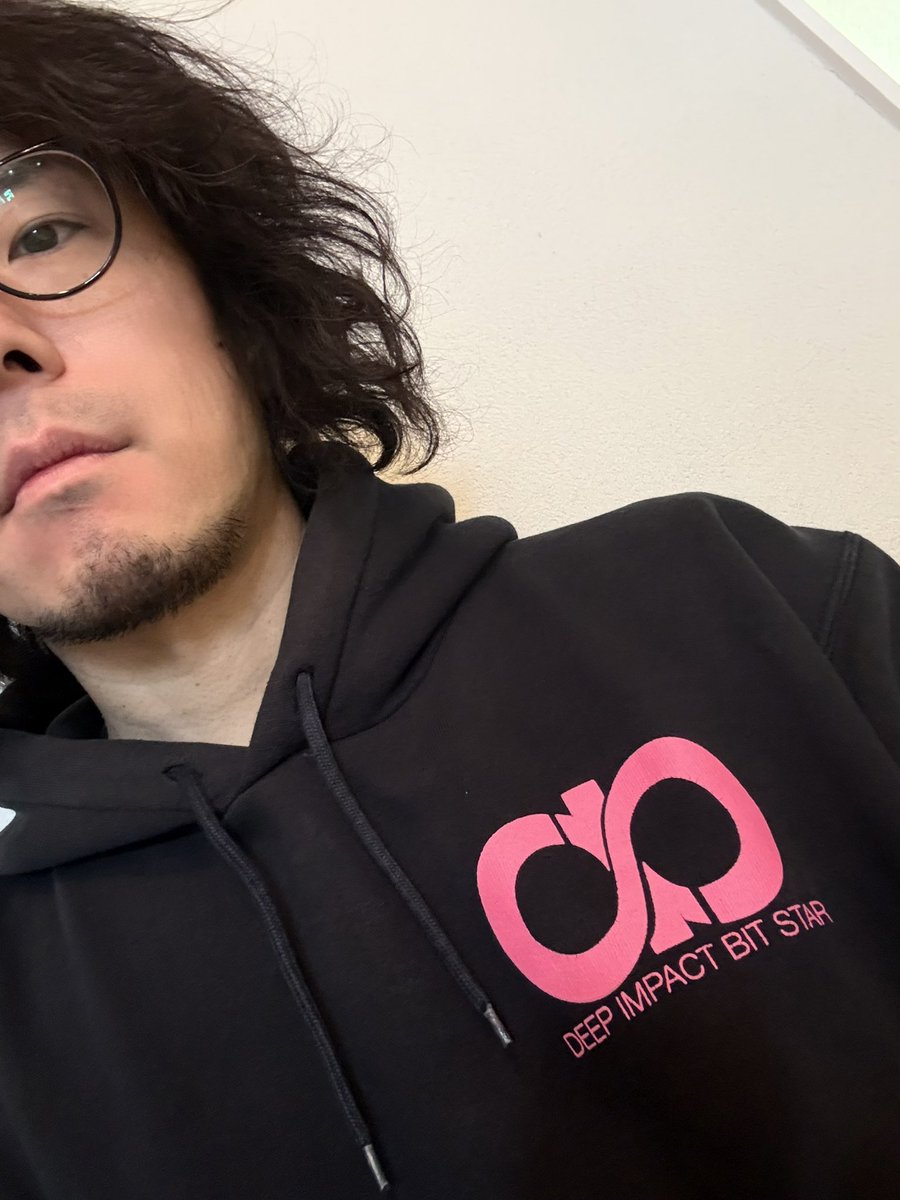 DEEP IMPACT BIT STARなパーカーをいただいた。
懐かしい。