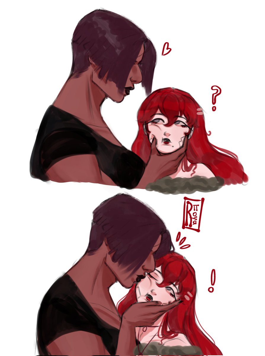 💌 Happy Valentine's Day, muak
#Ocxcanon #ocart #Ship #canonxoc #wlw