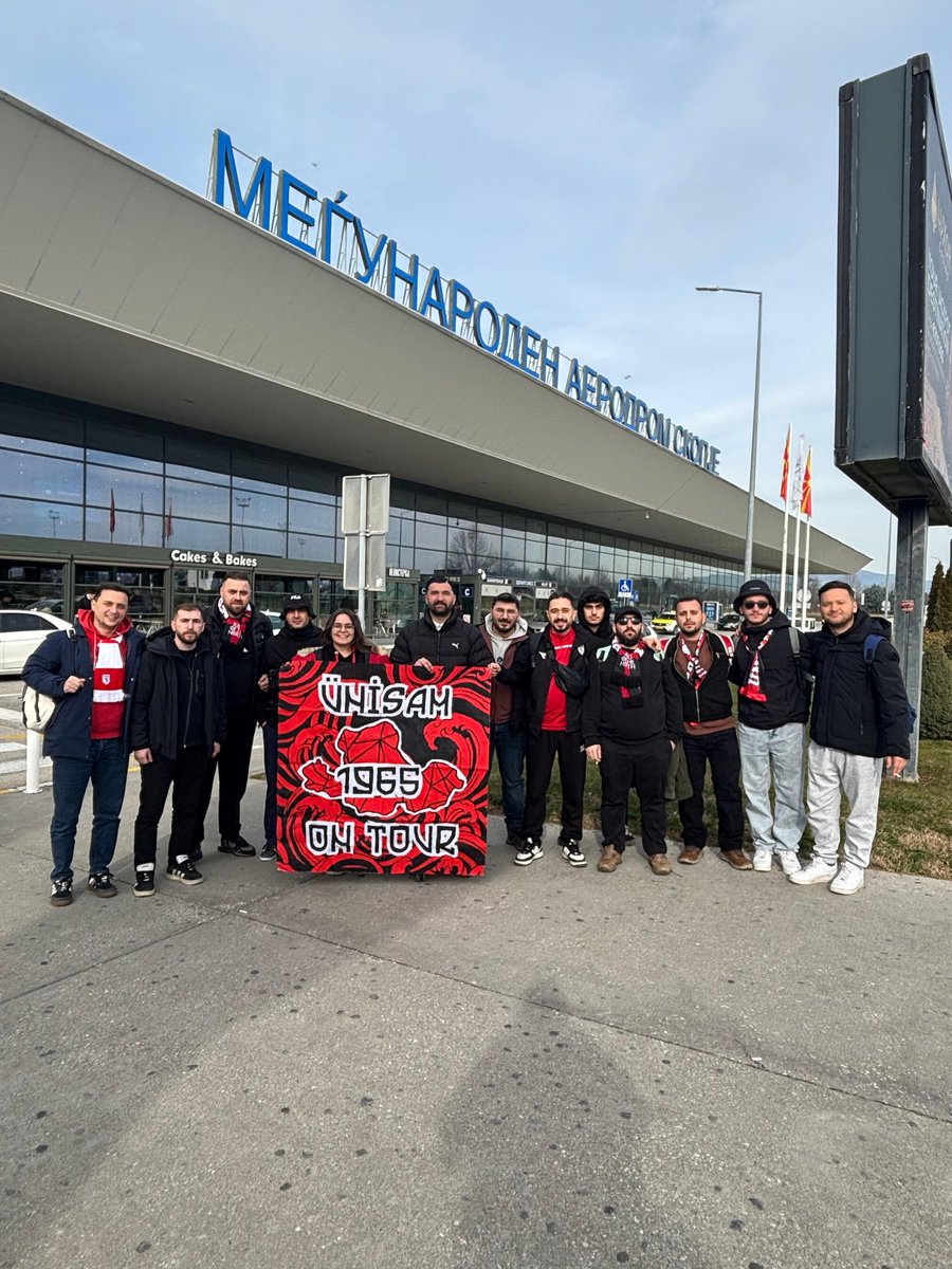 Dünya'nın dört bir yanında... 

Üsküp'teyiz. 🔴⚪⚫