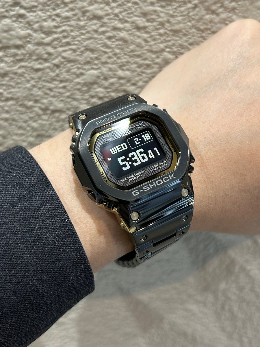 大人気フルメタルG-SHOCKが再び入荷✨ 相変わらずの品薄GMW-BZ5000BD 
