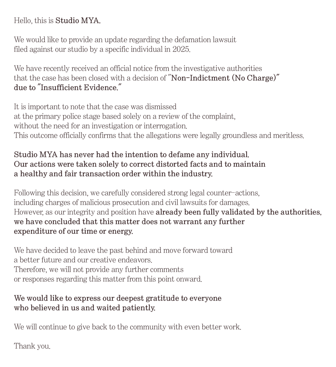 Studio Mya tweet media