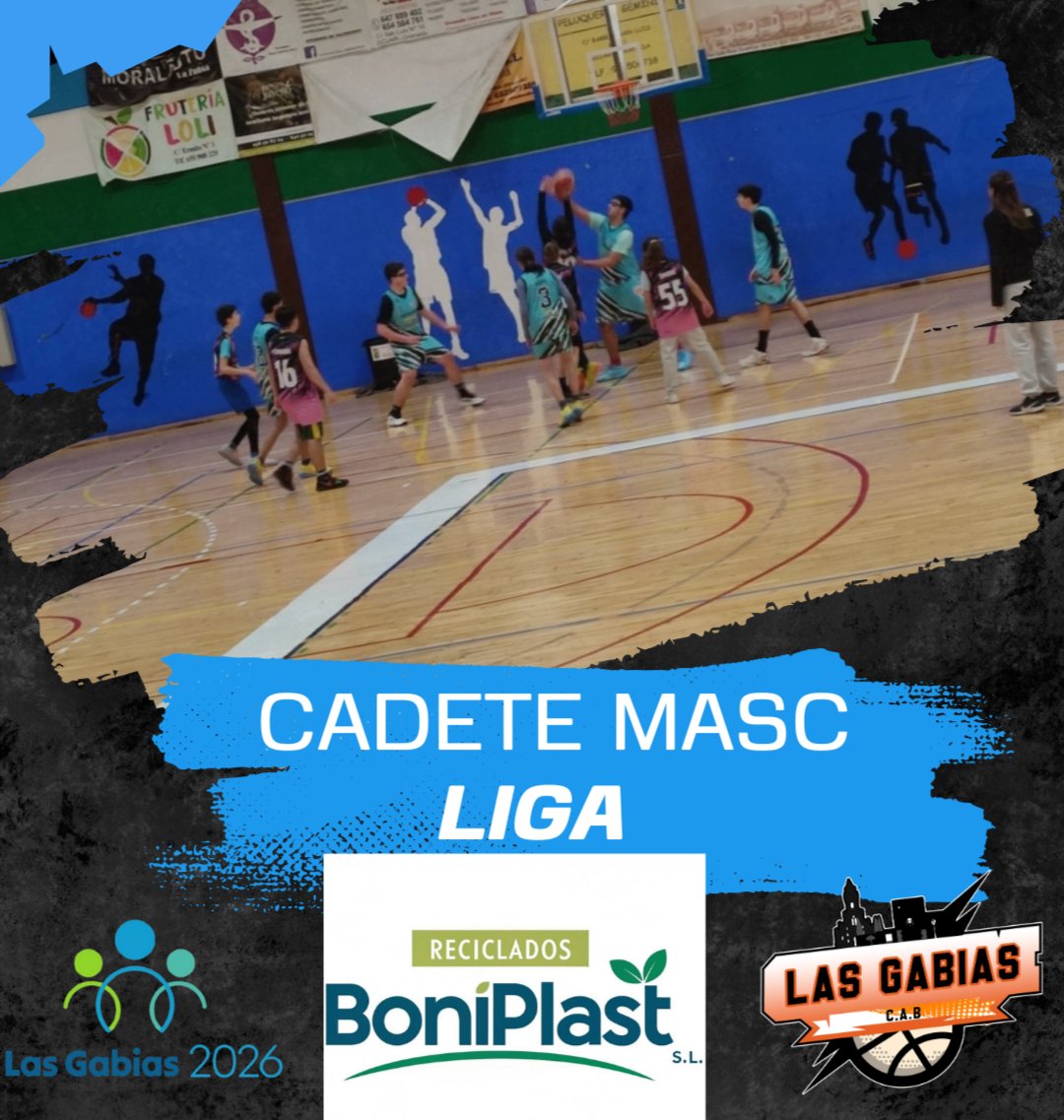 Victoria del cadete #boniplast ante Gojar!!! A pesar de las bajas los chicos jugaron un buen partido y siguen invictos en la liga.

#baloncestolasgabias
#soydelcab
#ilusiónceleste
#CrecemosContigo
#lasgabias2026ciudadeuropeadeldeporte