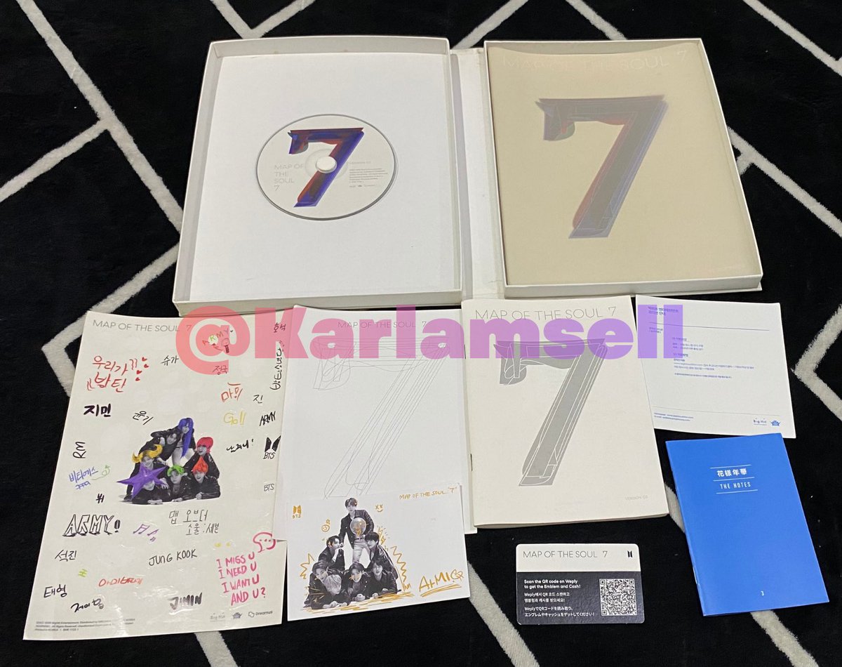 UNSEALED OFFICIAL ALBUM MOP 7 VER.3 BTS💜 ~

💵Album MOP 7 VER.3 BTS: 95rb

Yang mauu/nanyaa langsung DM aja yaa!
#albumofficial #BTS #unsealed

📍Bekasi Barat, Indonesia.