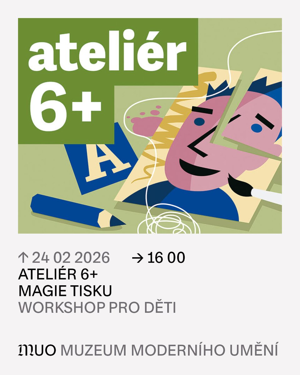 muzeumumeni's tweet image. V úterním ateliéru 6+ pronikneme do světa grafiky. Rezervujte si místo pro své děti na e-mailu tessenyi@muo.cz. #MUO #Olomouc #atelier #edukace #workshop
Podrobnosti 👉 muo.cz/program/atelie…