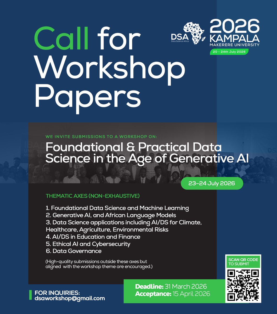 Data Science Africa - DSA tweet media