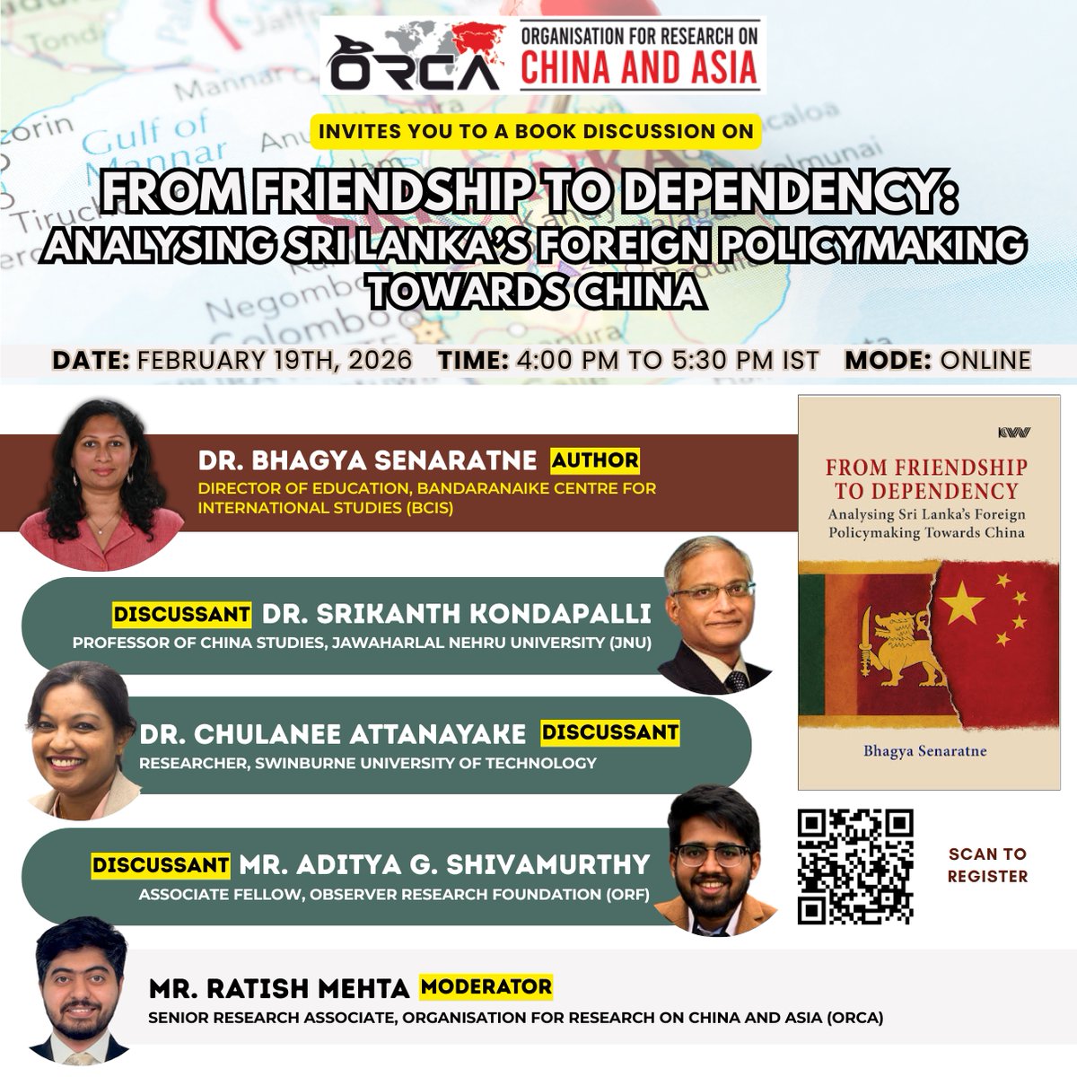 Organisation for Research on China & Asia (ORCA) tweet media