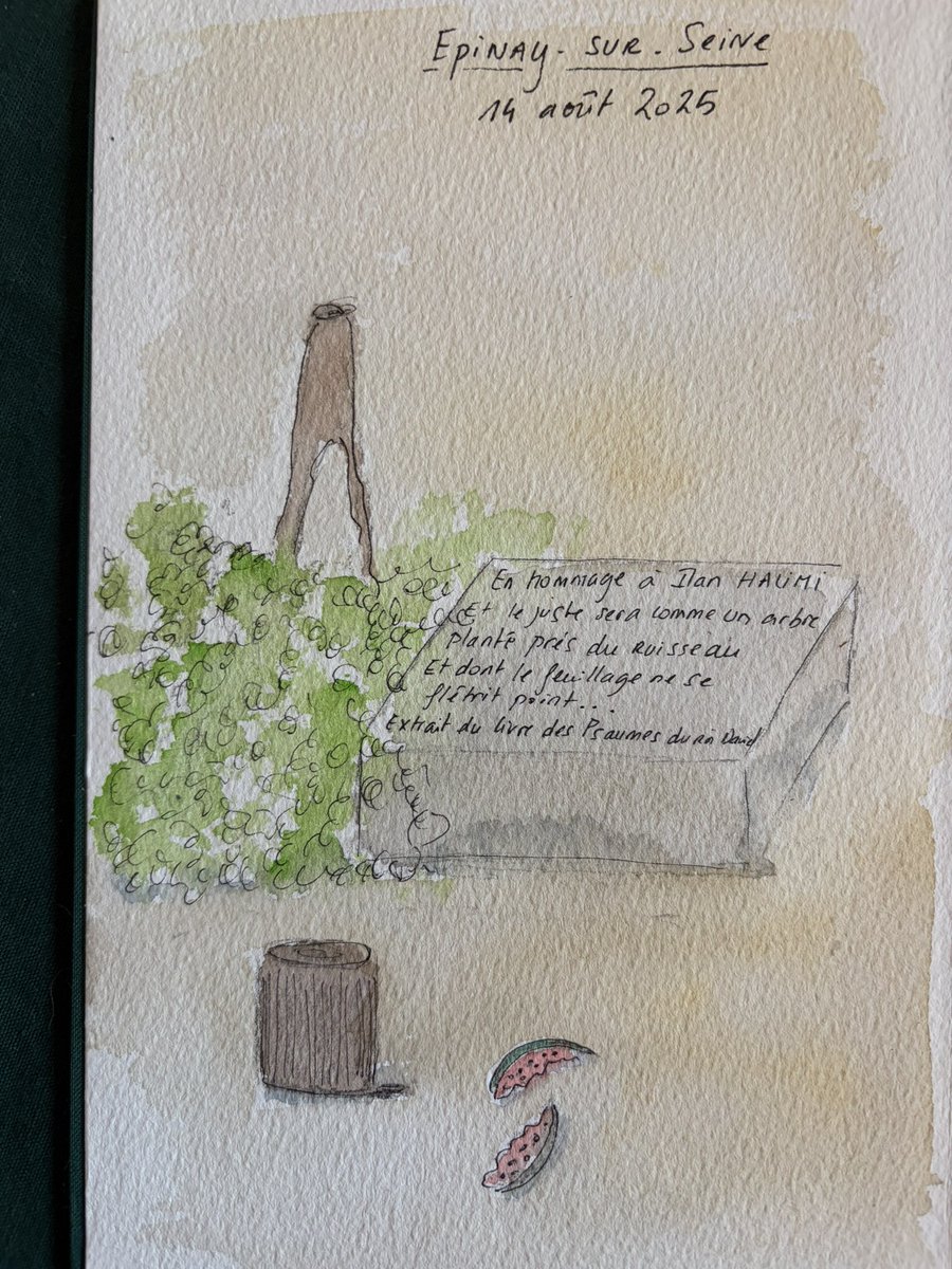 EmilieFreche's tweet photo. Cette plaque en mémoire d’ #ilanhalimi à @epinaysurseine m’a surprise: elle ne dit rien du crime antisémite. Et ce rien, la défense s’appuie dessus pour nier la motivation antisémite du prévenu. Elle est donc doublement problématique. Tirons-en la leçon: nommons les choses. https://t.co/3bbCEX3CEW