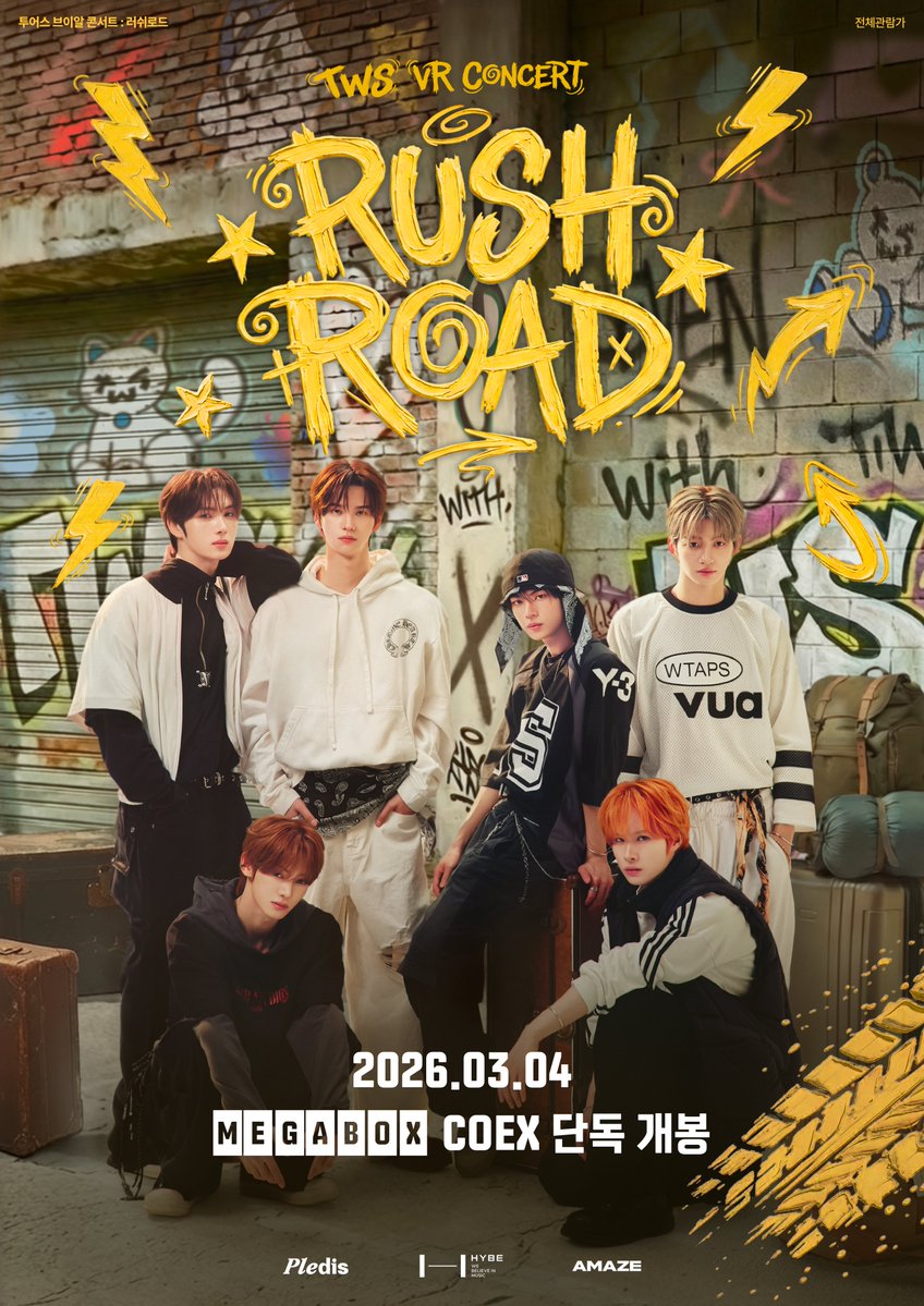 <TWS VR CONCERT : RUSH ROAD> 개최 안내 (+상세 안내 추가)

weverse.io/tws/notice/334…

#TWS #투어스 #247WithUs
#RUSH_ROAD #러쉬로드
#TWS_VRConcert
