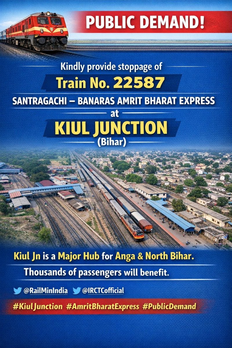 Ashish1022002's tweet photo. @Bhagalpur_Jn https://t.co/SSXuyVYdGt