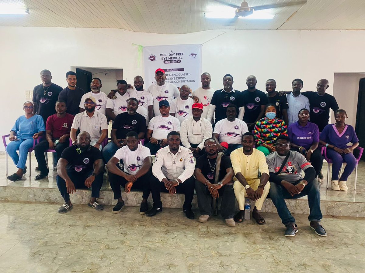 NASPC1952's tweet photo. Seadogs, Foundation Offer Free Medical Service to 300 Less Privileged in Ogun

National Association of Seadogs, Ash Montana Deck (Abeokuta) and Blizzard Deck (Connecticut, Boston, New Hampshire, USA) partnered with Eye Foundation Hospital to provide free eye medical services to about 300 less-privileged residents of Ota communities in Ogun State.

The one-day outreach was held at the palace of the Olota of Ota, Oba Abdulkabir Obalanlege, in Ado-Odo/Ota. It lasted about five hours and focused mainly on elderly residents suffering from eye conditions such as cataract, presbyopia, glaucoma and other allergies.
https://t.co/Mg6AYlhRBD