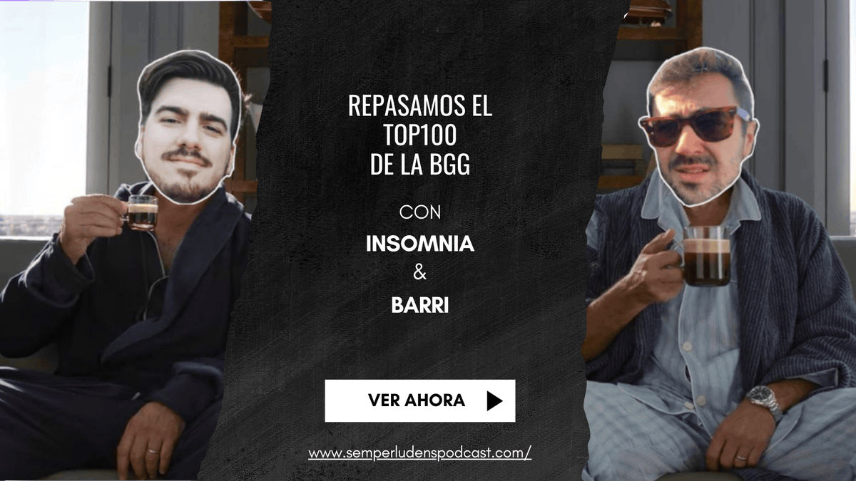 🎙️ NUEVO CAPÍTULO de Semper Ludens

QTLV: mal humor y parkings
Potaje: San Valentín, series y cine
El refranero español debuta

📊 Especial BGG: Top 100 + Top 20 en profundidad
💾 The Breach
🧠 Diseñadores para salvar la humanidad

👉 semperludenspodcast.com