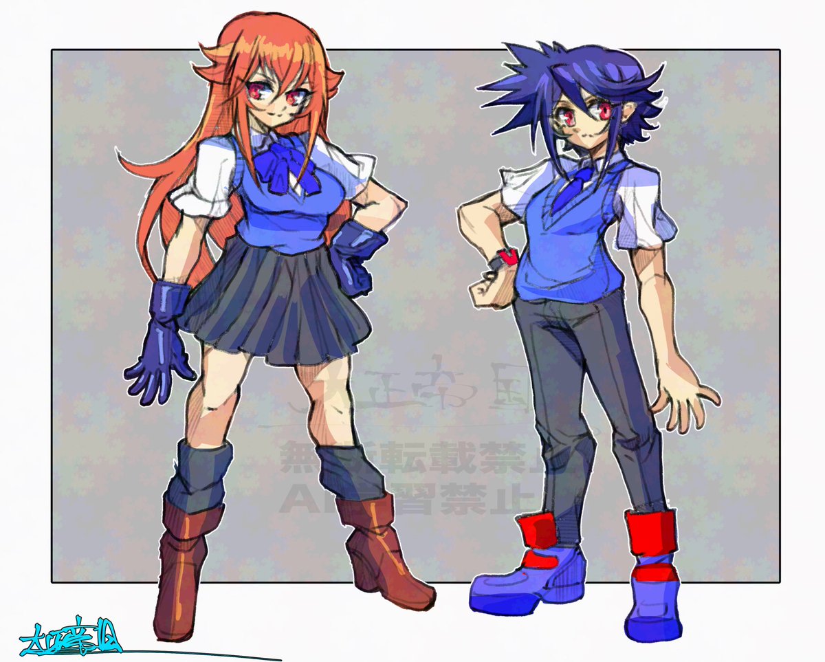 #自分で生み出した一次創作オリジナルキャラを流そう
どうしてもOCは手袋着けてしまいがちですね… 