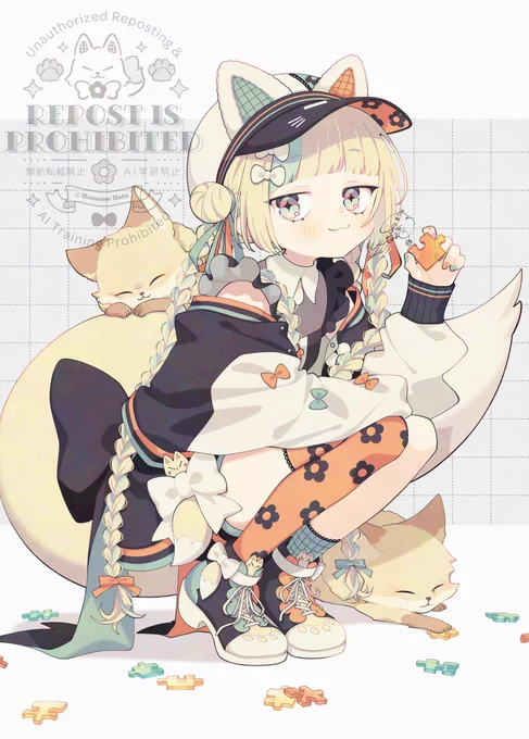 #自分で生み出した一次創作オリジナルキャラを流そう ocのぎんちゃんです