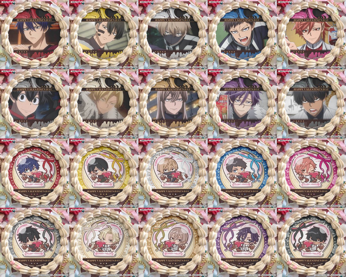 プリロールにて販売中 バレンタインプリケーキ2026 【特典缶バッジ付き