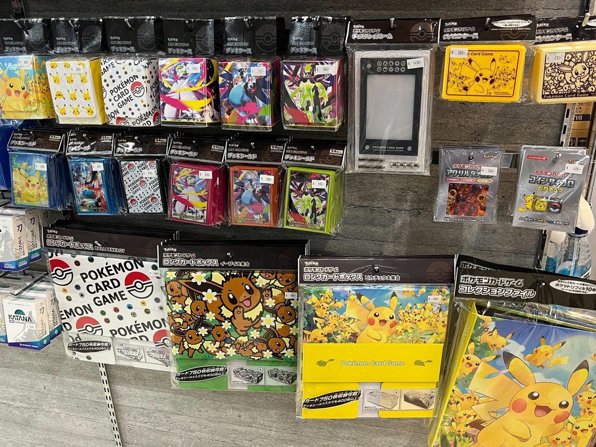 🎊🎊【サプライ販売情報】🎊🎊 ⚡️⚡️ポケカサプライ品入荷しました