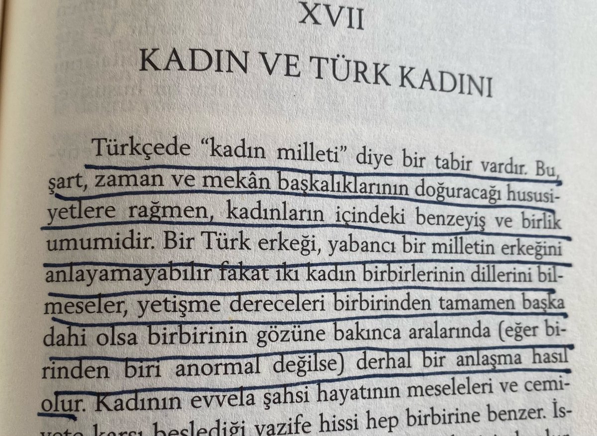 “Kadın milleti” ben demiyorum, Halide Edip diyor;