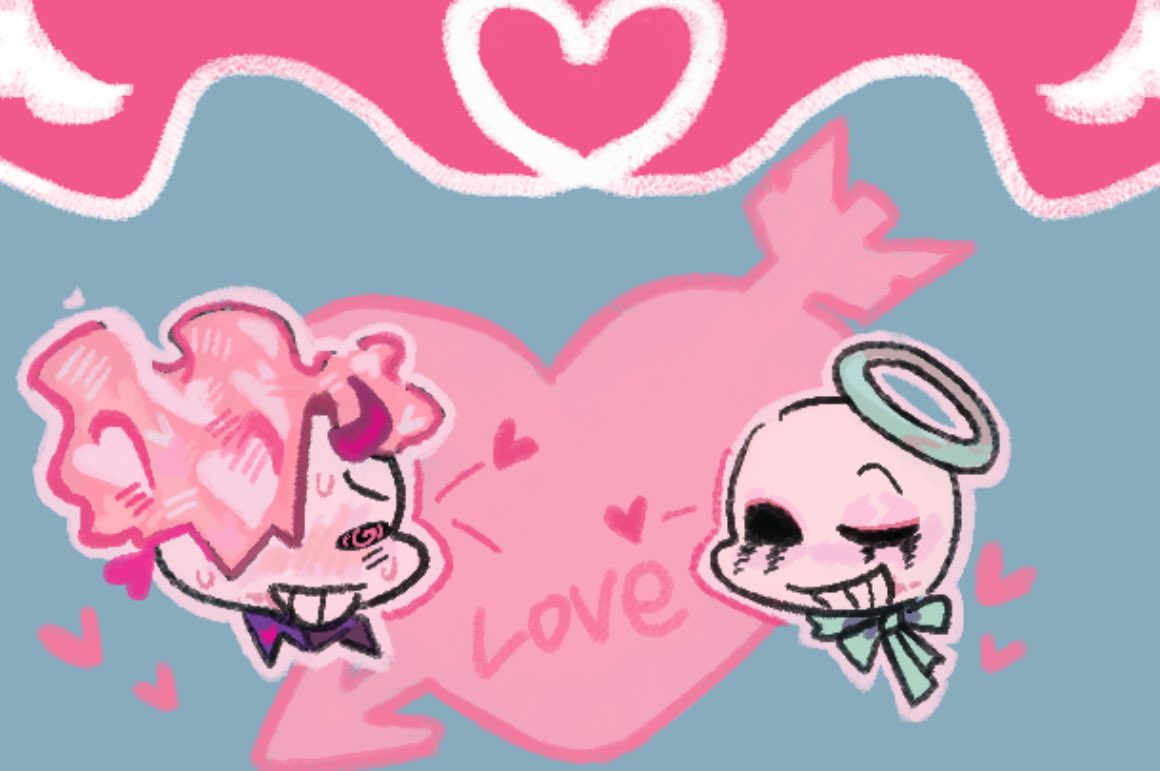 킬컬킬 발렌타인 그리는중