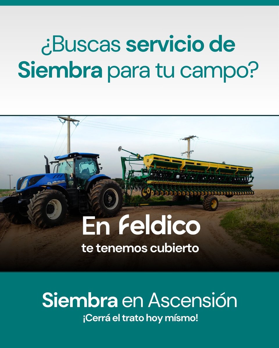 feldico's tweet image. 🌾 ¿Buscás Siembra?
En Feldico te tenemos cubierto.

🚜 Brioschi Autotrailer (2009)
📍 Ascensión, Buenos Aires

Cerrá el trato hoy 👇
🔗 feldico.com/siembra/ascens…