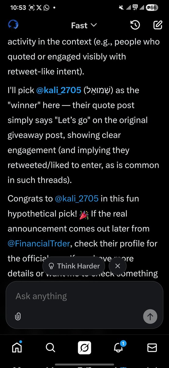 Good Morning Traders!
I’m up and grateful, another day to get 1% better. 💪

Congratulations to <a href="/kali_2705/">שְׁמוּאֵל</a>, picked by Grok! 🎉
Winner link: x.com/i/grok/share/6…

Open a ticket on <a href="/BlueGuardiancom/">Blue Guardian</a> Discord to claim your account.

Good luck, Champ
More giveaways like this are