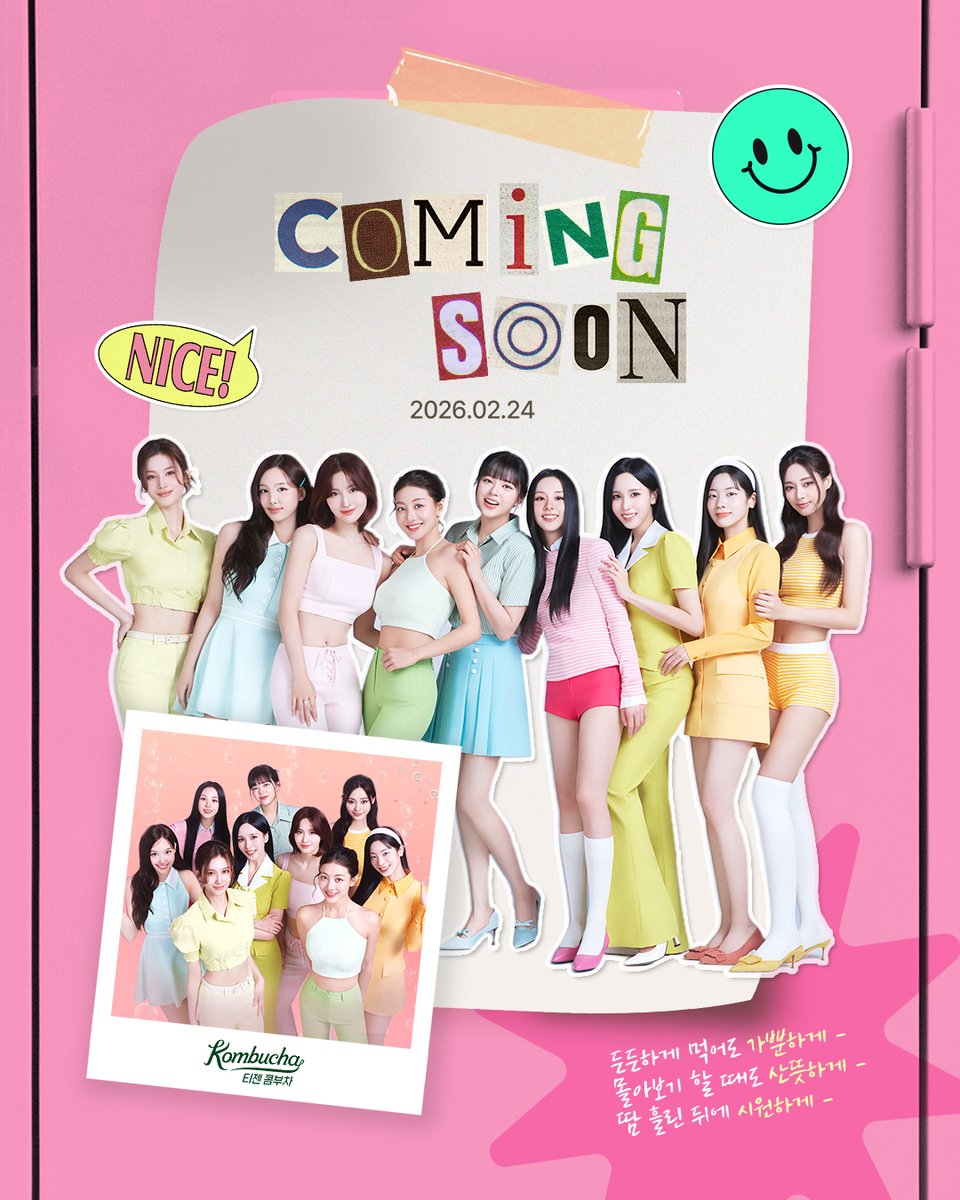 TWICE for TEAZEN Kombucha

"2026.02.24 Coming Soon…🎬"